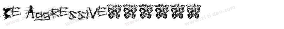 Be Aggressive字体转换